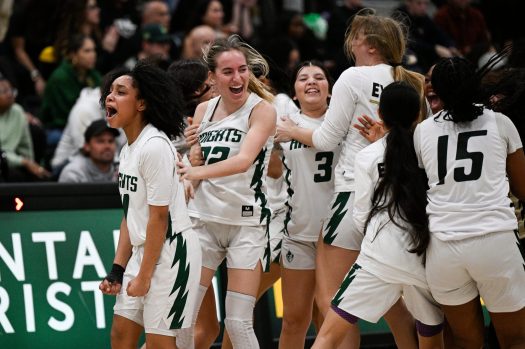 Ontario Christian emerges victorious in the CIF State Open Division girls basketball regional playoff opener against Sage Hill on Wednesday, Feb. 28, 2024, in Ontario. (Photo by Anjali Sharif-Paul, 色情论坛/SCNG)
