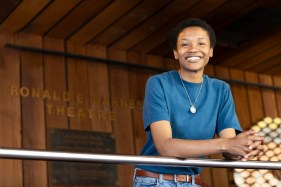 Dea Armstrong, who will graduate with a degree in theater arts, won first place last year in the Undergraduate Division of the Black Theatre Network’s S. Randolph Edmonds Young Scholars Competition.